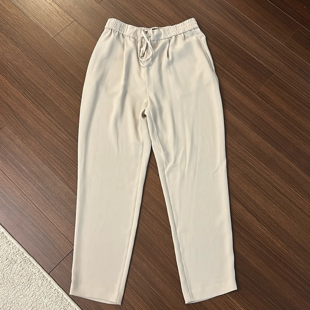 Zara drawstring trousers NWT